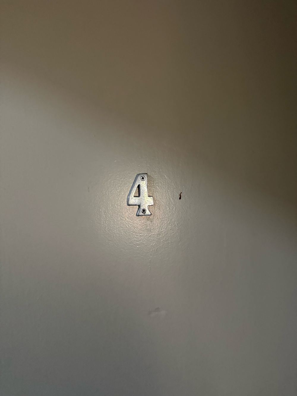 Bubbling paint and efflorescence on walls beside a leaking balcony, Telopea, Rouse Hill