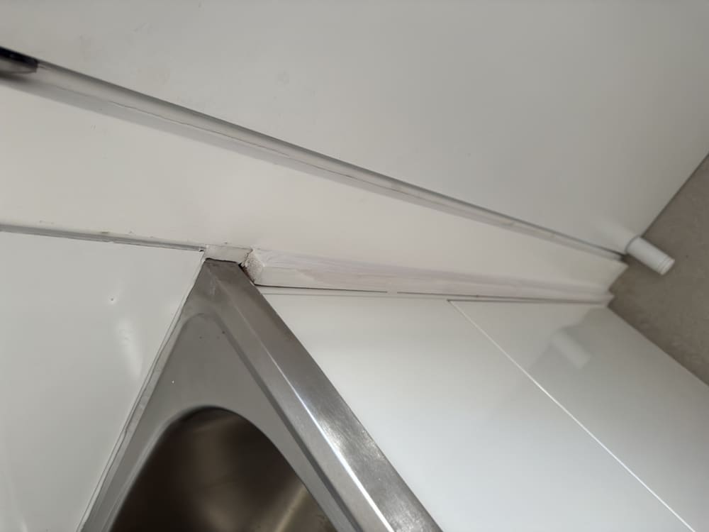 Laundry, recorded during a handover inspection in Rouse Hill