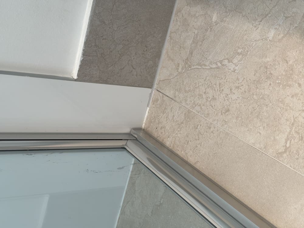 Rough sealant, recorded during a handover inspection in Rouse Hill